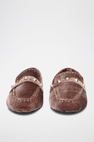 Mocassins en nubuck - Marron