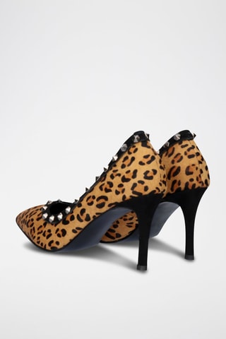 Escarpins en cuir - Noir et marron