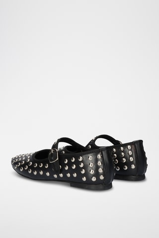 Babies en cuir - Noir