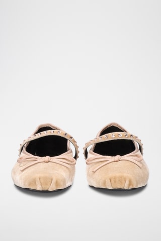 Babies en cuir - Beige