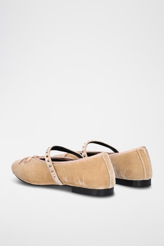 Babies en cuir - Beige