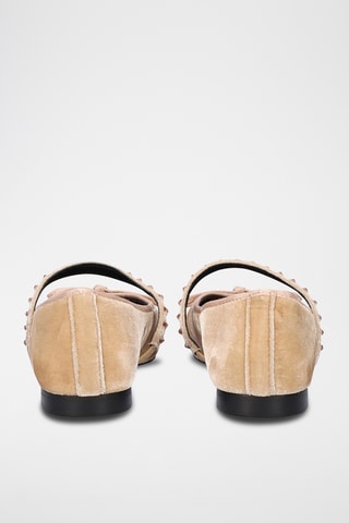 Babies en cuir - Beige