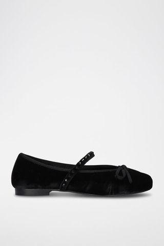 Babies en nubuck - Noir