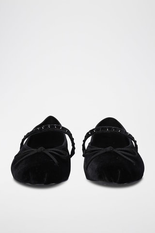 Babies en nubuck - Noir