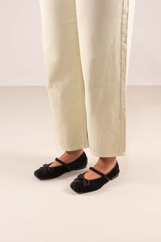 Babies en nubuck - Noir