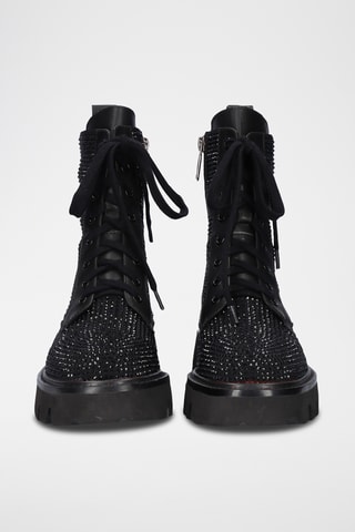 Bottines en cuir - Noir