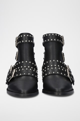 Bottines en cuir - Noir