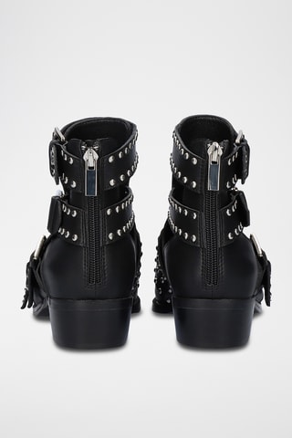 Bottines en cuir - Noir