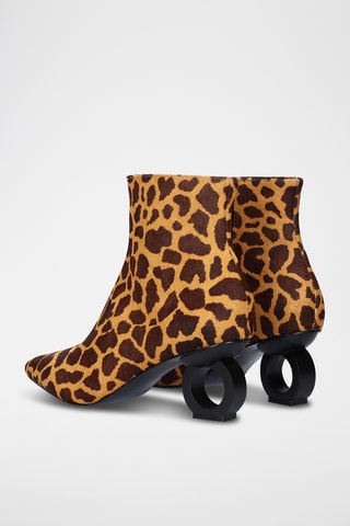 Bottines en cuir - Marron