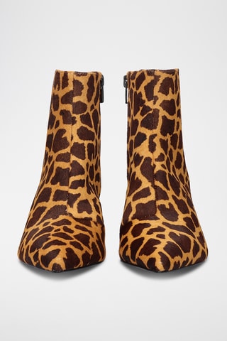 Bottines en cuir - Marron