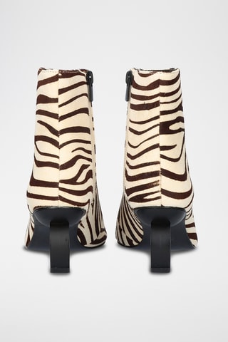 Bottines en cuir - Blanc