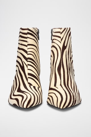 Bottines en cuir - Blanc