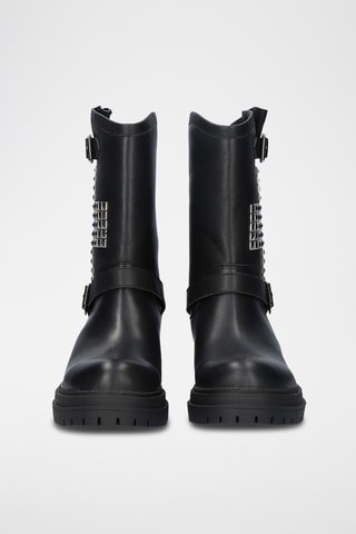 Bottines en cuir - Noir