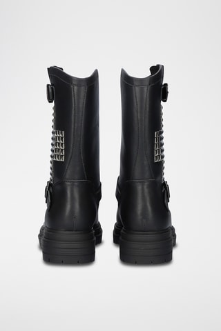 Bottines en cuir - Noir