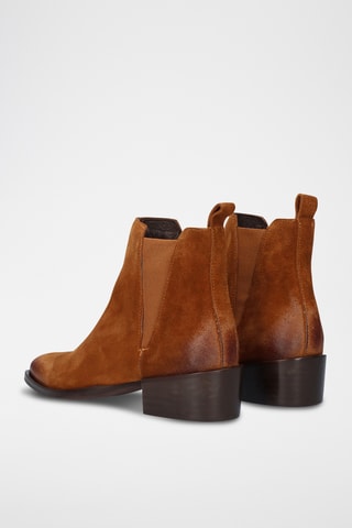 Bottines Chelsea en cuir - Marron