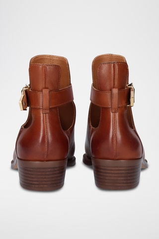 Bottines en cuir Milan - Marron