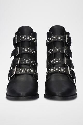 Bottines en cuir Milan - Noir