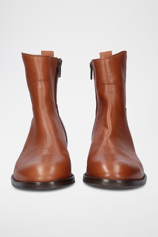 Bottines en cuir - Marron
