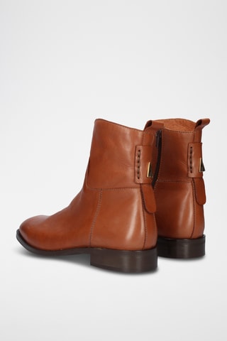 Bottines en cuir - Marron