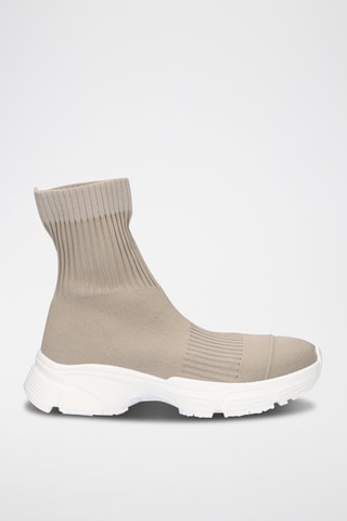 Baskets-chaussettes - Gris