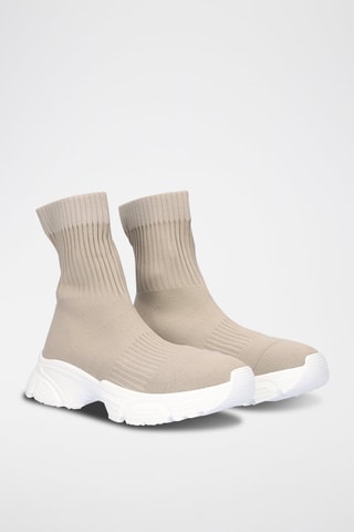 Baskets-chaussettes - Gris