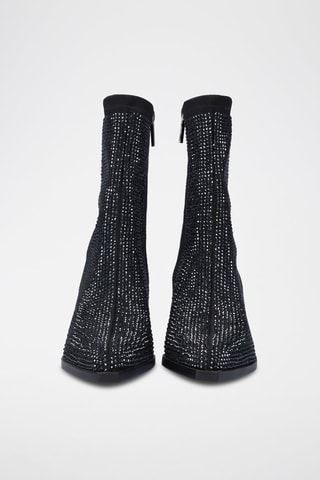 Bottines en cuir - Noir