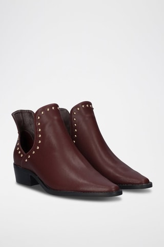Bottines  Bordeaux