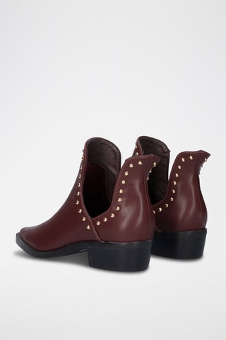 Bottines  Bordeaux