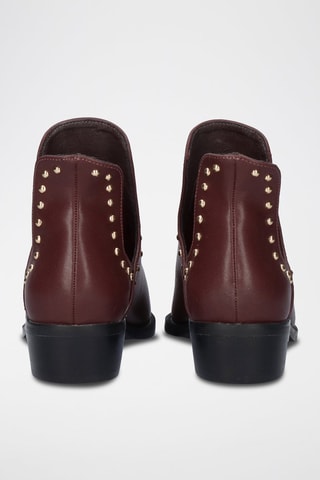 Bottines  Bordeaux