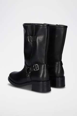 Bottines en cuir -  Noir