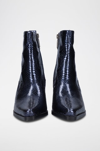 Bottines en cuir - Bleu