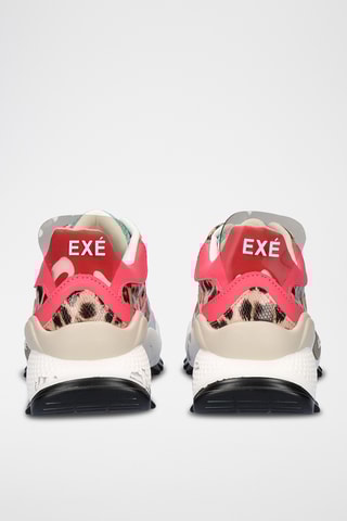 Baskets plateformes - Bleu et argenté