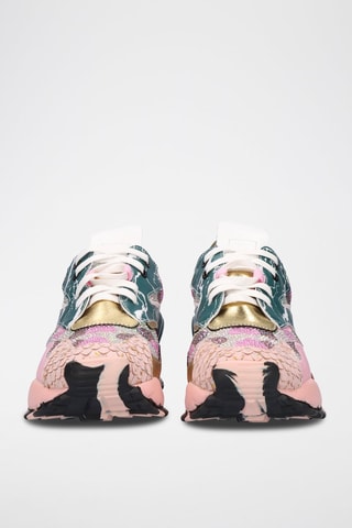 Baskets en cuir - Rose