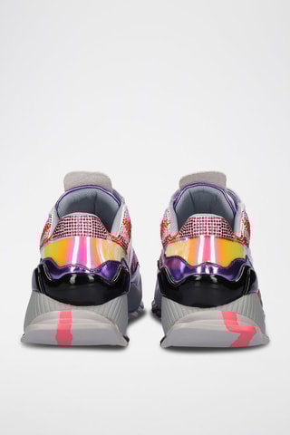 Baskets en cuir - Violet