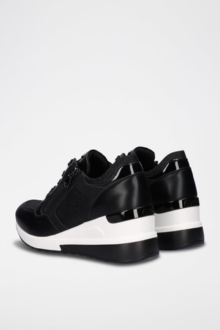 Baskets compensées -  Noir