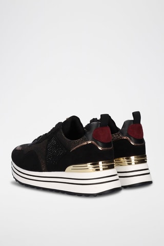 Baskets compensées -  Noir