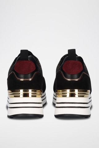 Baskets compensées -  Noir