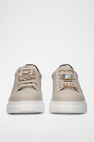 Baskets plateformes - Blanc cassé