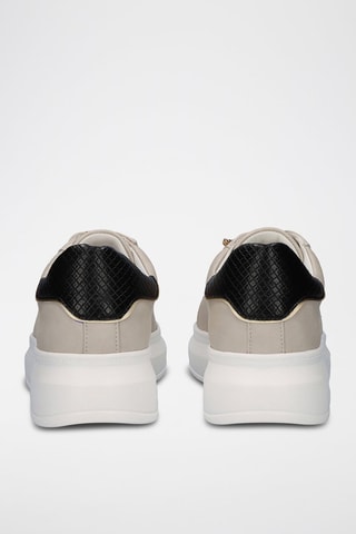 Baskets plateformes - Blanc cassé