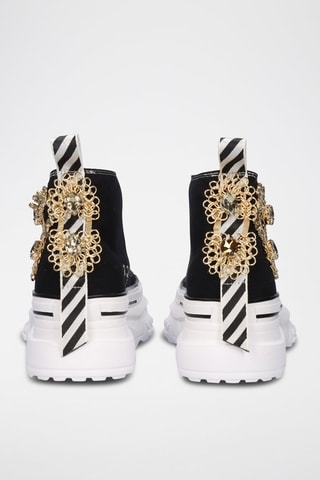 Tennis montantes plateformes - Noir