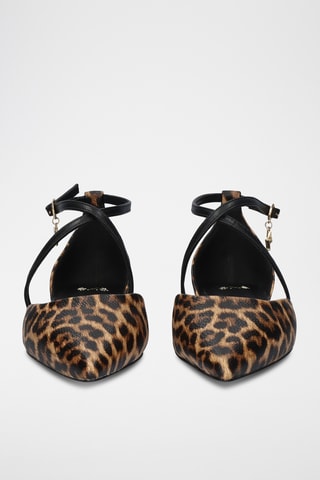 Sandales en cuir - Noir et marron