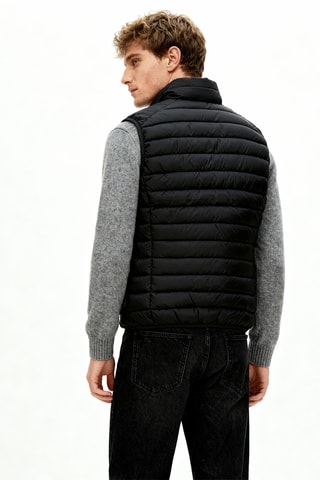 Mouwloos vest- Donkergroen