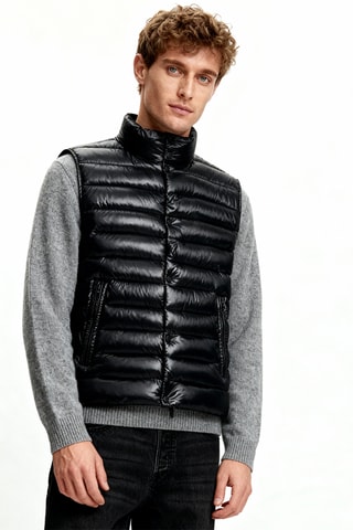 Mouwloos vest- Zwart