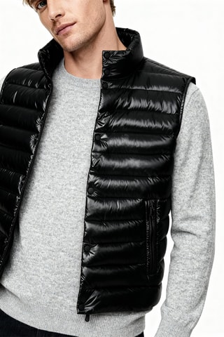 Mouwloos vest- Zwart