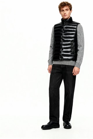 Mouwloos vest- Zwart