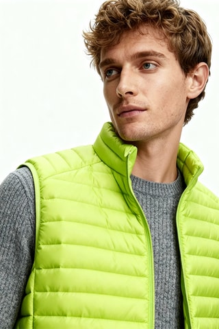 Mouwloos vest- Lichtgroen