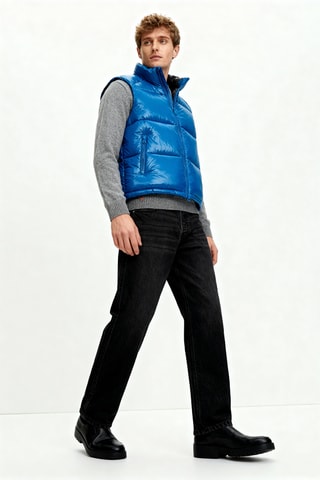 Mouwloos vest- Blauw