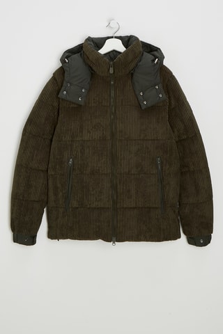 Jas met capuchon- Donkergroen