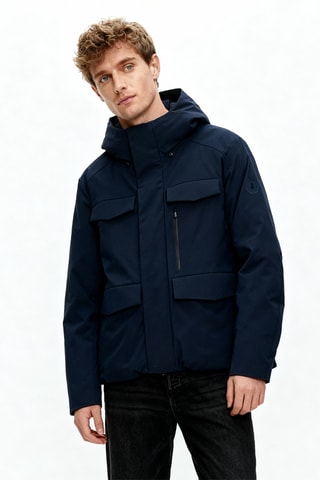 Parka met Capuchon - Marineblauw