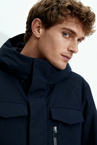 Parka met Capuchon - Marineblauw